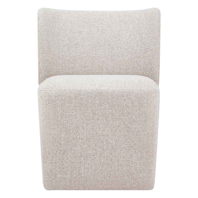 Chaise rembourrée Madie, Gingembre gingembre