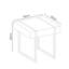 Chestang Sled End Table