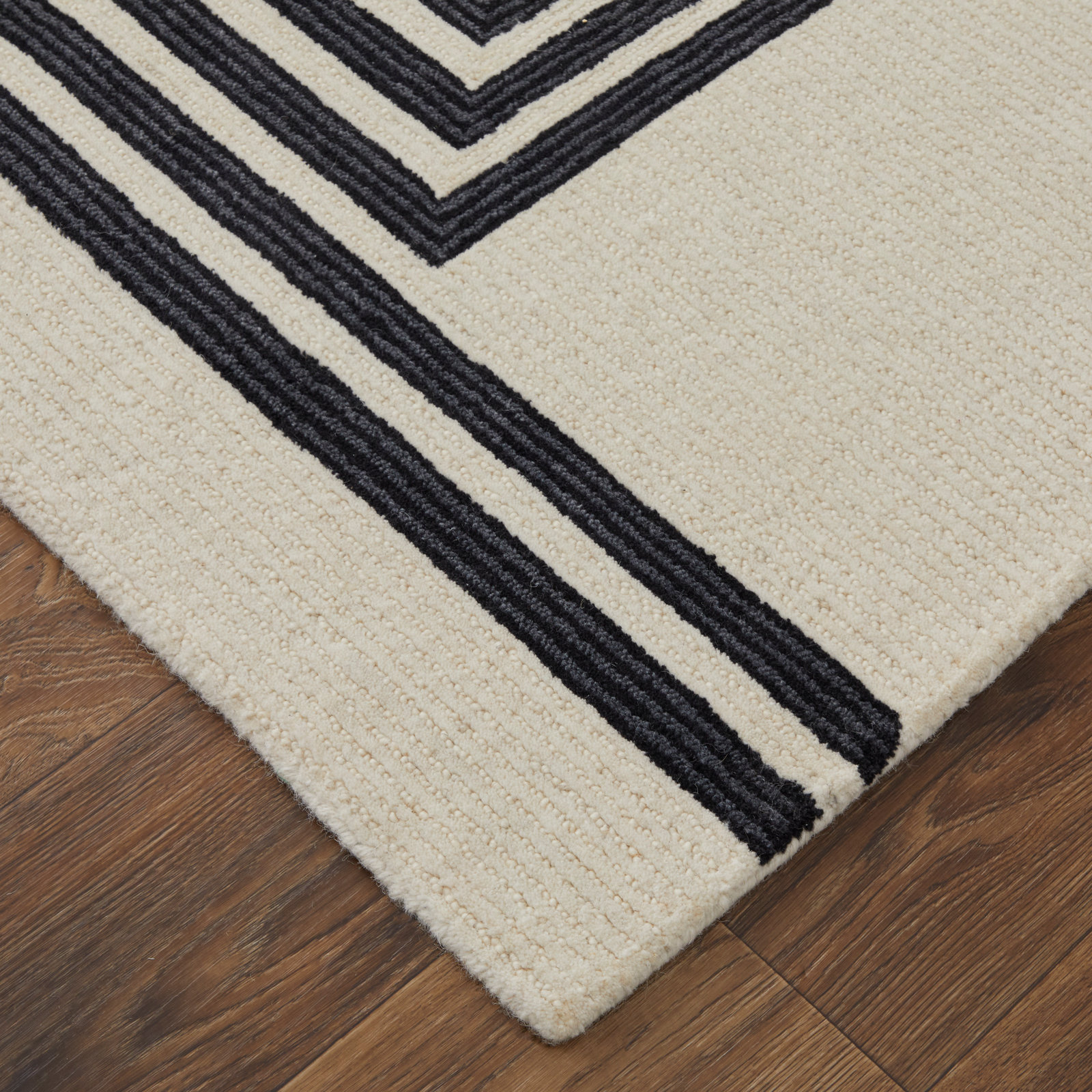 Raku Handmade Wool Rug, Rectangle 8' x 10'