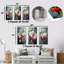 «Chuckling Cherry Charm» - ensemble de 3 reproductions d'art abstrait en métal Popart-564602859