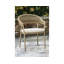 Chaise avec accoudoirs d'extérieur avec coussin Ocean Park (ensemble de 4)