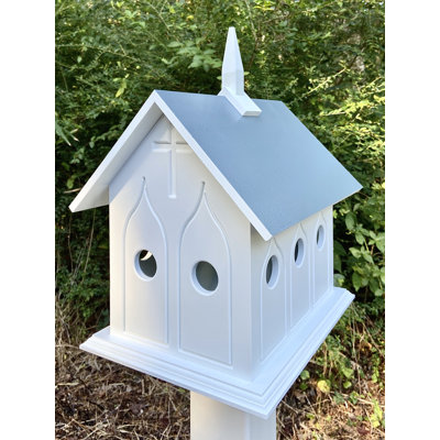 20'' H x 15'' W x 12'' D Post Birdhouse