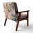 Berdahl Marble Upholstered Armchair-424907467-463376201
