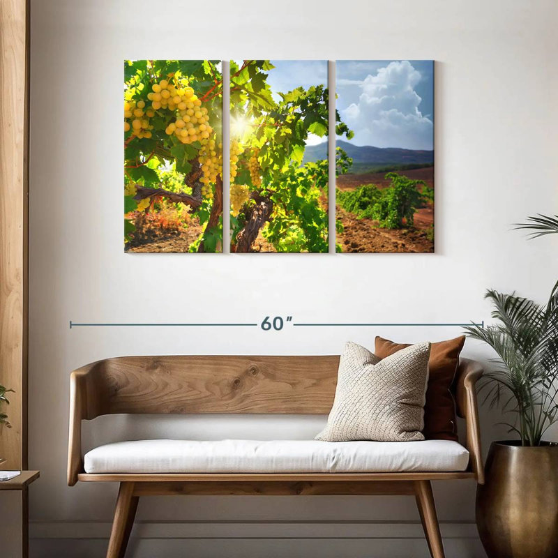 Yarlin Luminous Grape Vine, 28" H x 45" W