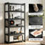 Vitrine 67,5 po à 5 niveaux avec porte rabattable en acrylique, vitrine de rangement de la collection Curio Cabinet-583478144