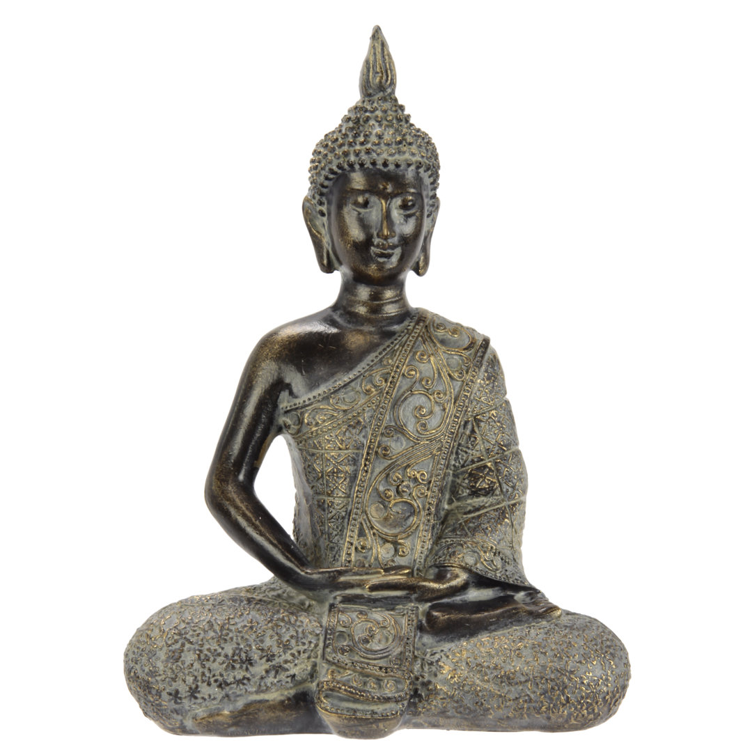 Buddha-Figur Audrys, sitzend