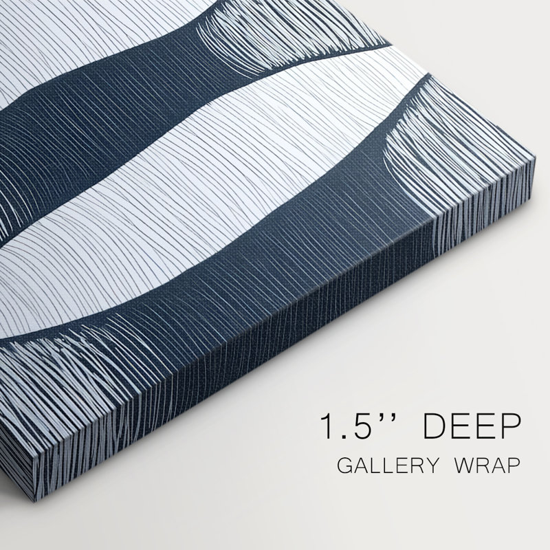 Série ABSTRACT DCCXLV - Toile tendue avec châssis Premium - Prêt à être accroché, H 18 po x l 12 po