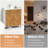 4-tier Shoe Storage Cabinet With Drawers-868544328