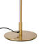 146cm Polished LED Torchiere Floor Lamp with USB and Outlet-1893662122