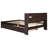 Full Size Solid Wood Standard Kids Bed With Bookcase Headboard & Twin Size Trundle-2002350492