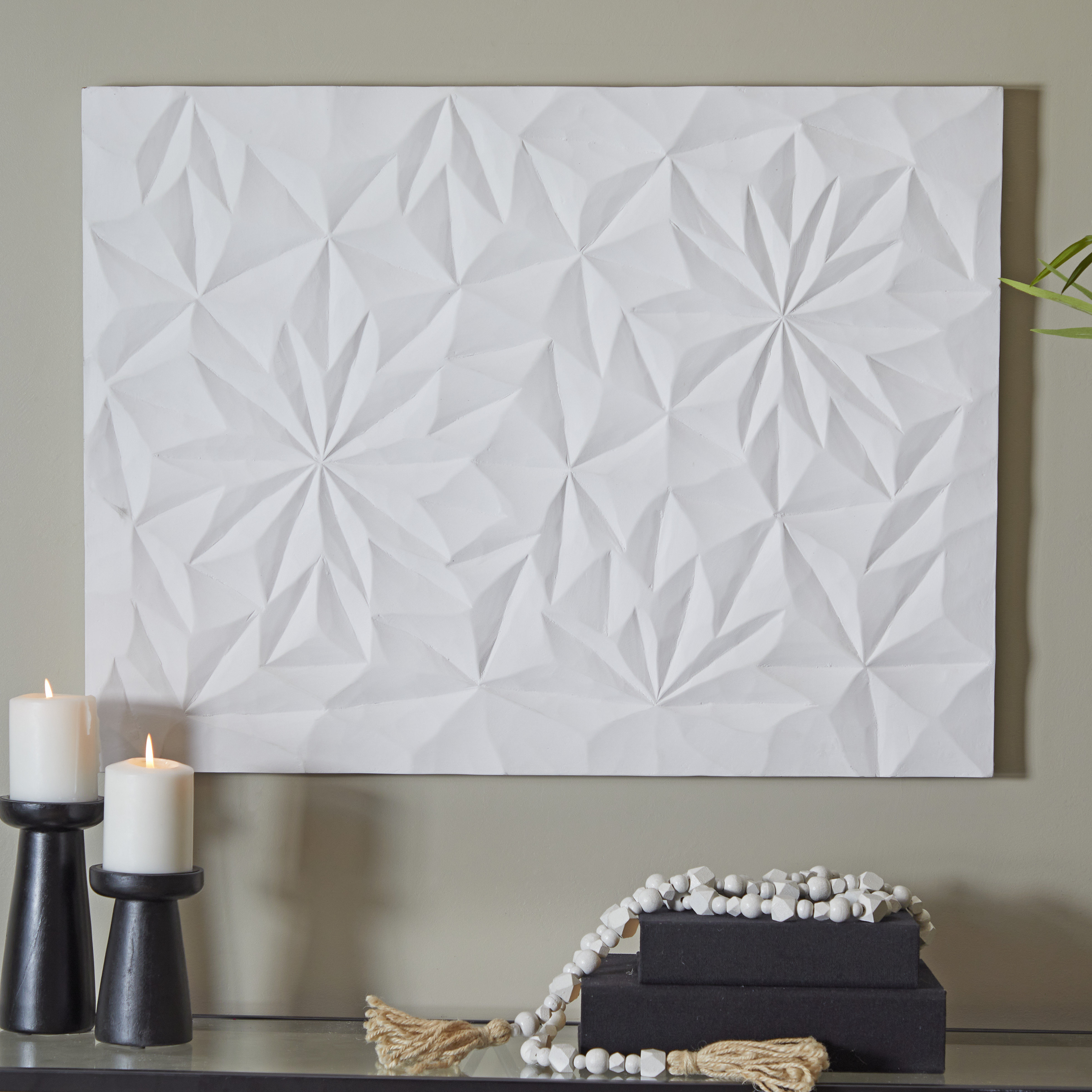 CosmoLiving by Cosmopolitan Flower Wall Décor | Wayfair