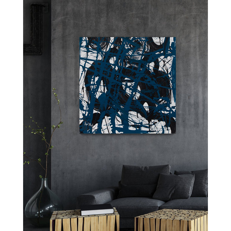 Twisted Circles Painting, 30" H x 30" W