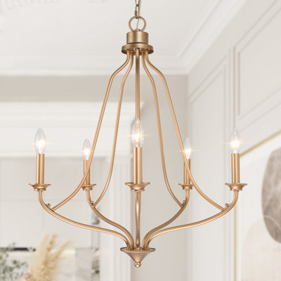 Holk 5 - Light Candle Style Chandelier