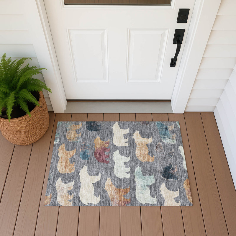 Tapis intérieur / extérieur lavable à la machine Chantille ACN2338, Rectangle 1 pi 8 po x 2 pi 6 po