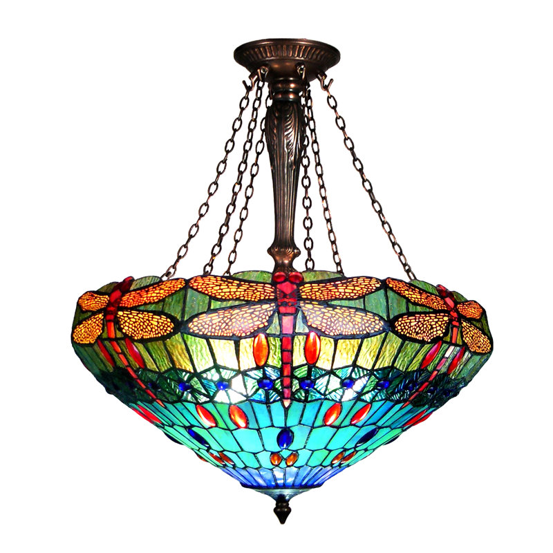 Luminaire suspendu bol 3 lumières unique Kentish