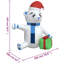Ours en peluche de Noël DEL-1533160591