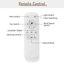 132 cm Modern Ceiling Fan with Led Light and Remote Control-704169215-704169214