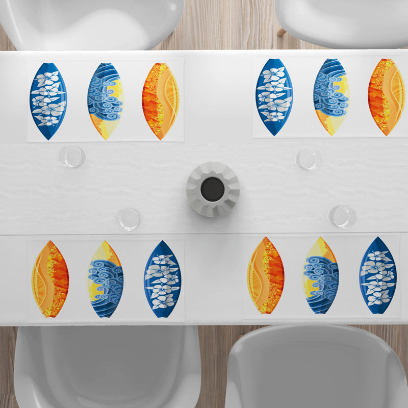 Polyester Abstract Rectangle Placemat