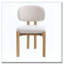 Chaises de salle à manger rembourrées Mid-Century-1024653941