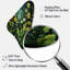 Sabas Ferns Plant Enchanted Forest IV - Ferns, horloge asymétrique en métal-735380259