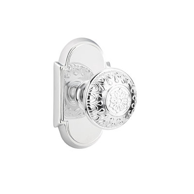 Ensemble de boutons d'intimité Emtek avec rosette n ° 8 et bouton Lancaster