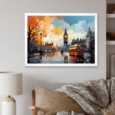 Marel Red Beige City London Popart III - impression
