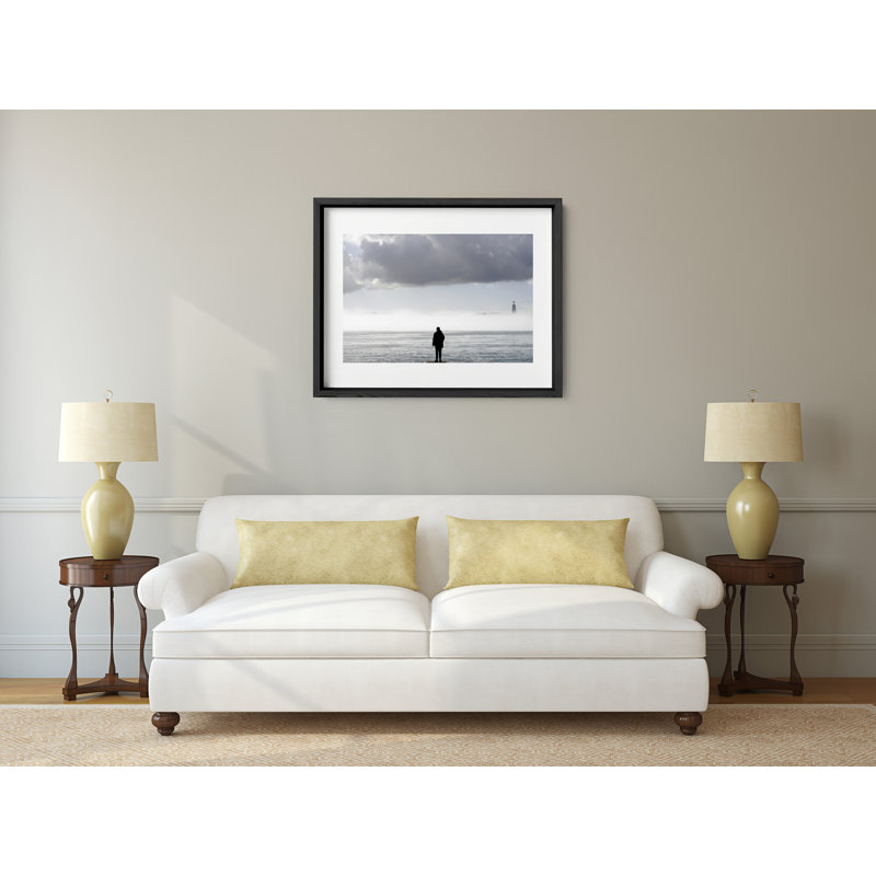 Morning Air Print by Joseph Regan, 14" H x 16" W x 0.75" D, Black
