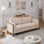 Canapé moderne avec pieds en bois massif-870552862