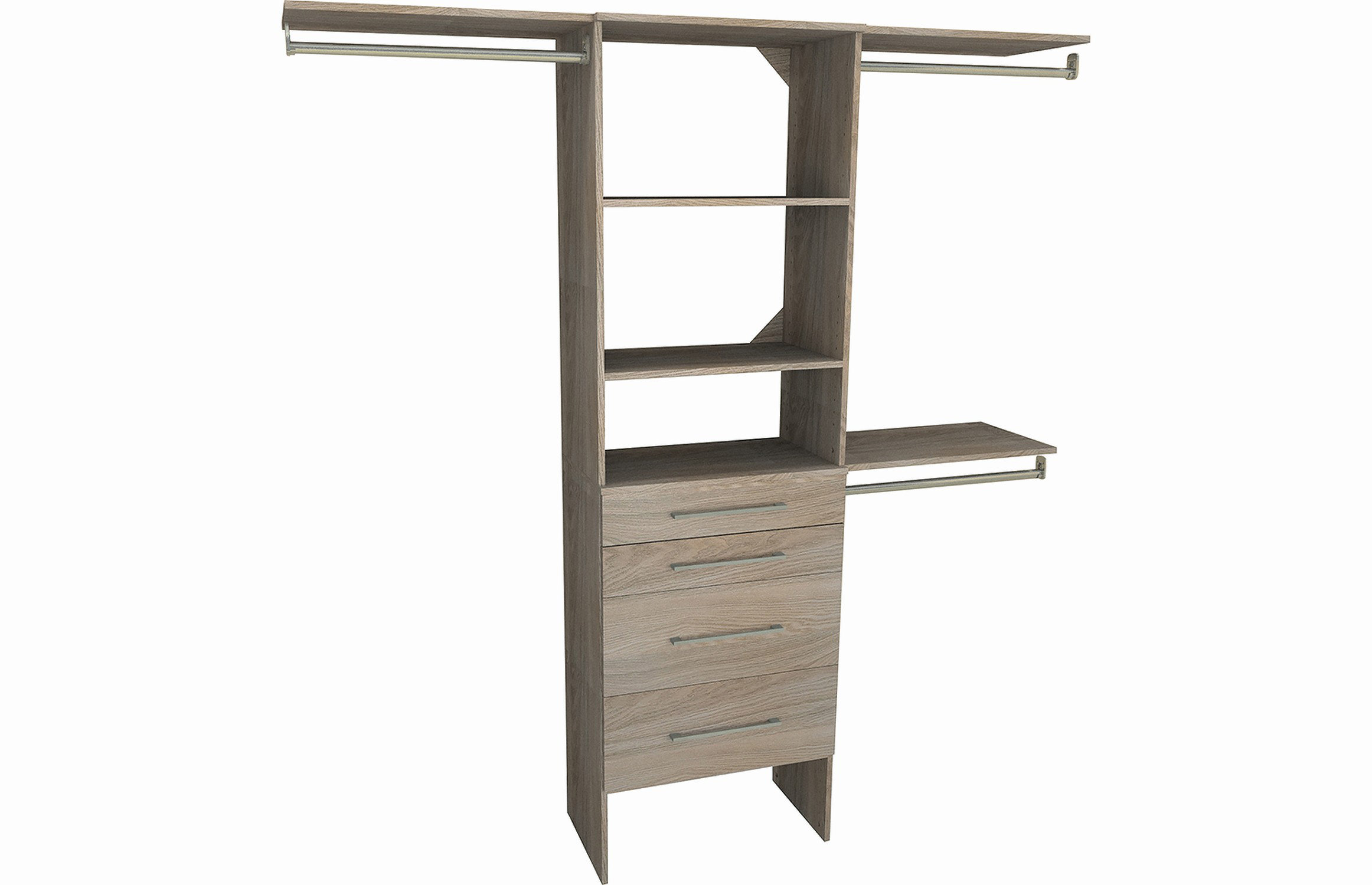 SuiteSymphony 84-120" Closet System with Drawers