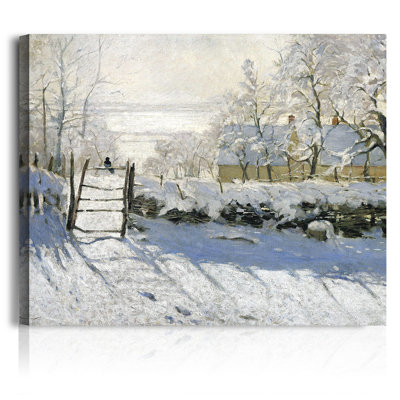 Collection Monet «The Magpie» par Claude Monet, reproduction sur toile