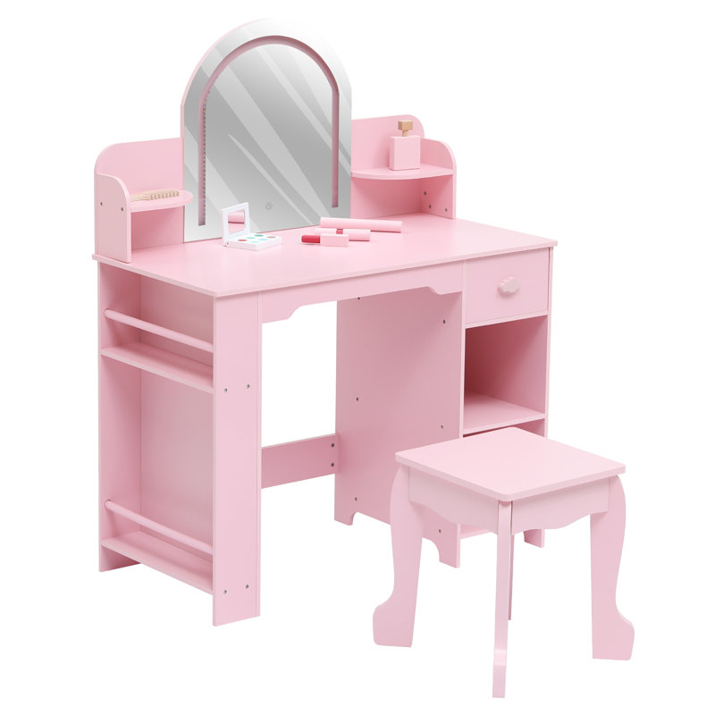 Dressing Table, Pink