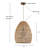 Alleman 1 - Light Pendant Light With Rattan Shade Handmade Natural Hanging Light Modern Coastal Ceiling Light-1056104208