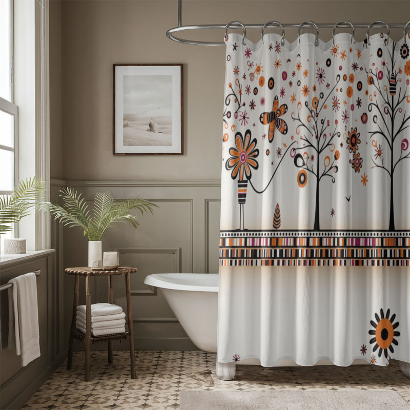 Rideau de douche Branoon, H 74 po x l 71 po