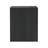 Linda 24" Modern Nightstand with 2 Drawers in Charcoal Gray-116275881