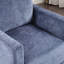 Fauteuil d'appoint pivotant en chenille de 29,55 po de largeur avec siège de rangement-2037526171