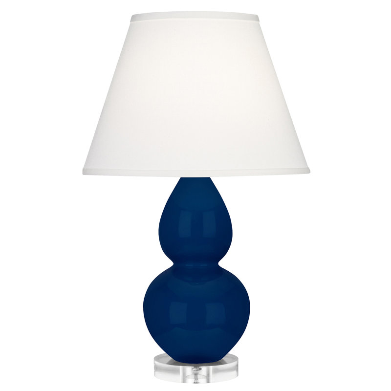 Petite lampe d'appoint à double gourde, Cobalt; cobalt, Perle