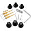Ensemble de garniture de baignoire et de douche à 3 poignées pour robinet de douche ATAYAL, installation facile, métal robuste-119775038