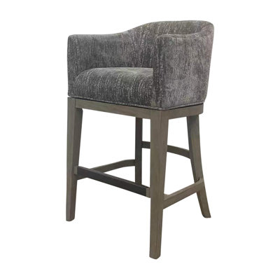 Artresha Swivel Upholstered Counter Stool