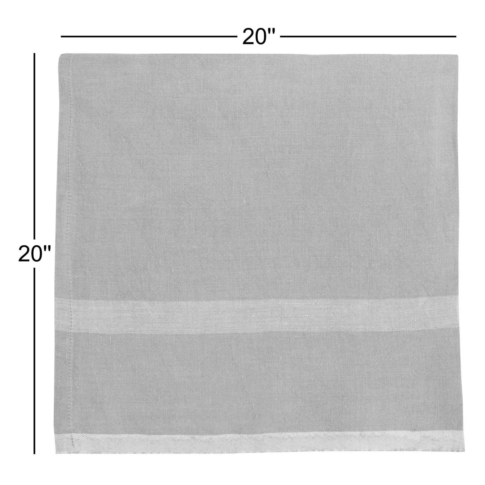 Tegan Linen Stripe 20" Napkin, Pink/Lime