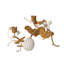 Forest Walk Pumpkin & Vine Candlestick Holder - Gold-616442076-616442078