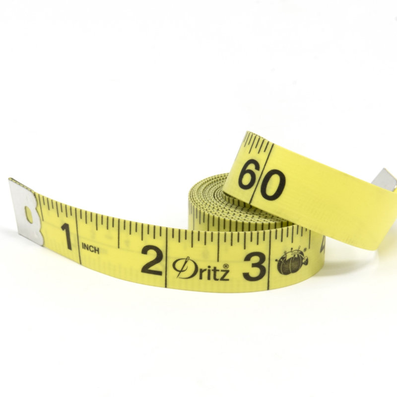 Dritz 60" Tape Measures, 12 Count, Yellow