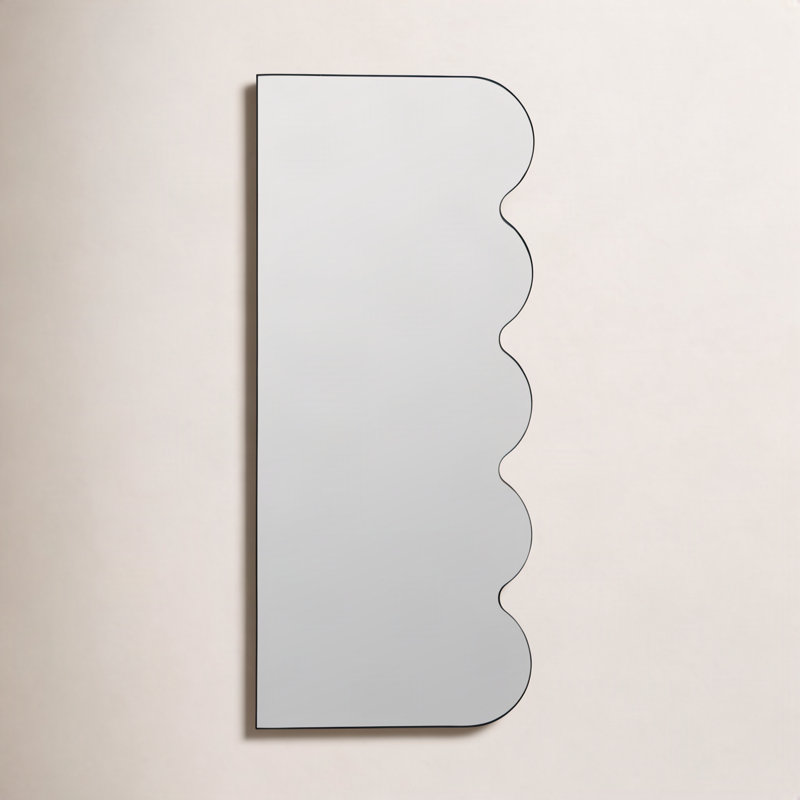 Denver Black Floor Mirror