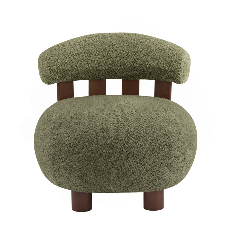 Fauteuil d'appoint Modern, Vert olive