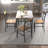 Versatile Rustic Dining Set for Compact Spaces, Enhancing Dining Experience