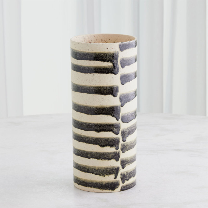 Jail Break Cylindrical Vase-Sm, 14" H x 6" W x 6" D