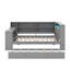 Lit plateforme avec tablettes de rangement, lit gigogne-554105163