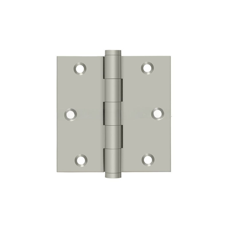 102'' x 102'' Butt Bearing Hinge, Brushed Nickel