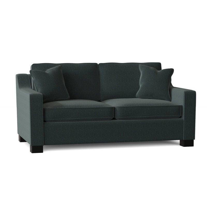 Aceyon Upholstered 71'' Sofa, Espresso, Entice Dew