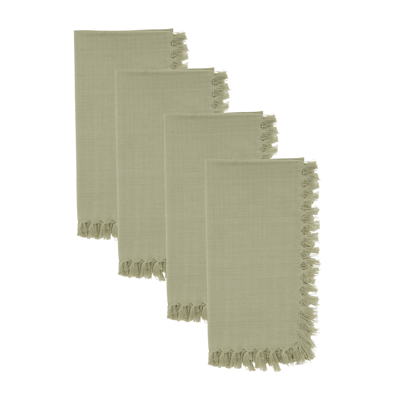 Sabrina Reversible Cotton Napkin, Sage
