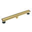 24 In. Stainless Steel Linear Shower Drain With Tile-In Pattern Surface-103567830